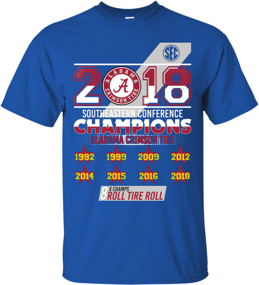 Alabama Crimson Tide 8 Times Champion Roll Tide Roll - Alabama Crimson Tide (1155x1155), Png Download