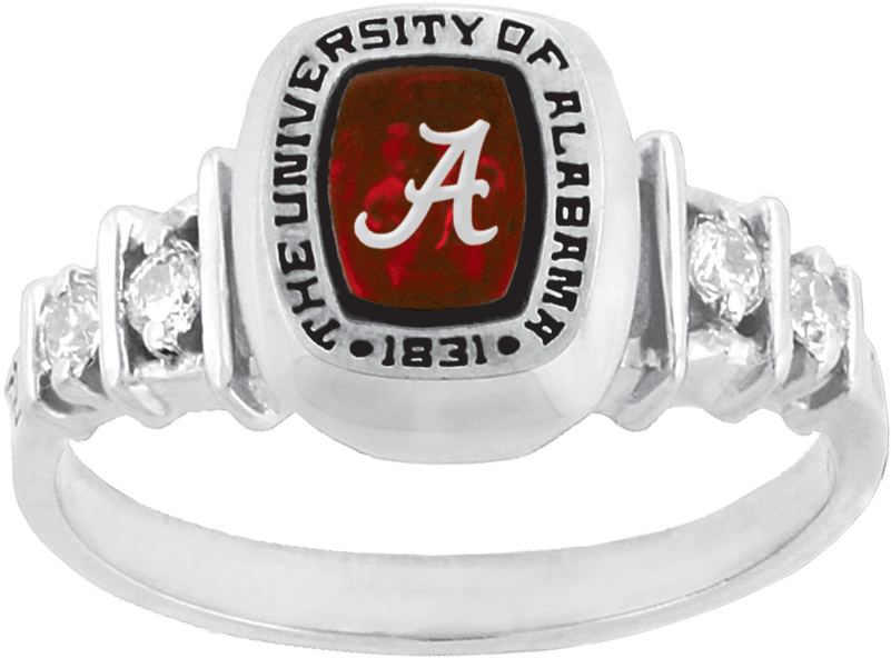 Highlight - Her Rings - Rings - University Of Alabama Class Ring (800x800), Png Download