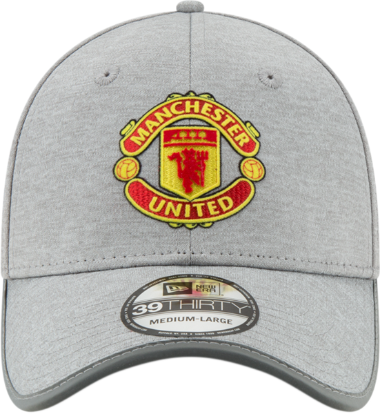 Manchester United New Era 3930 Jersey Marl Sp19 Grey - Manchester United (551x600), Png Download