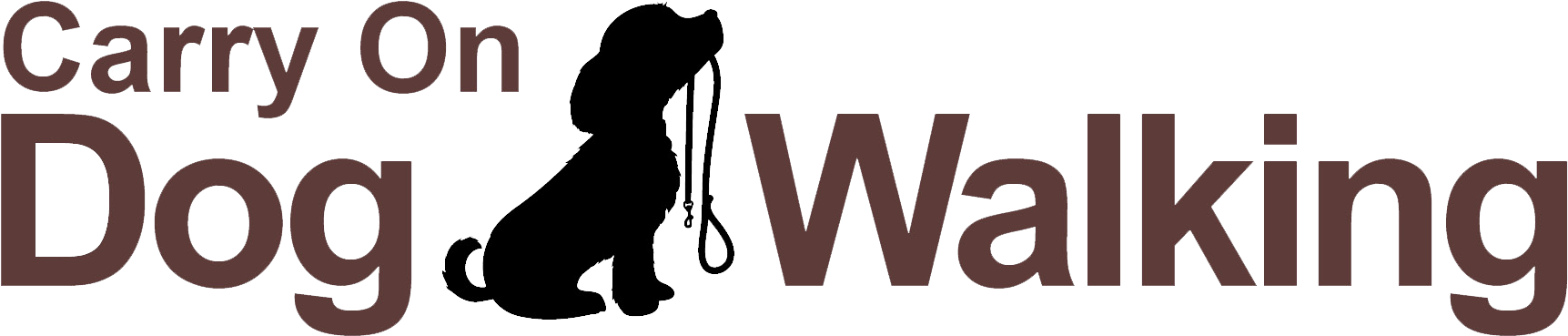 Carry On Dog Walking - Illustration (1772x460), Png Download