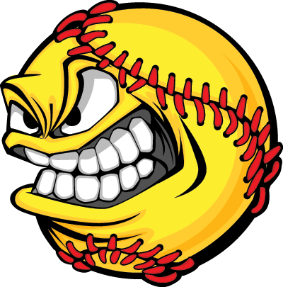 Png Format Images - Softball Clipart (400x405), Png Download