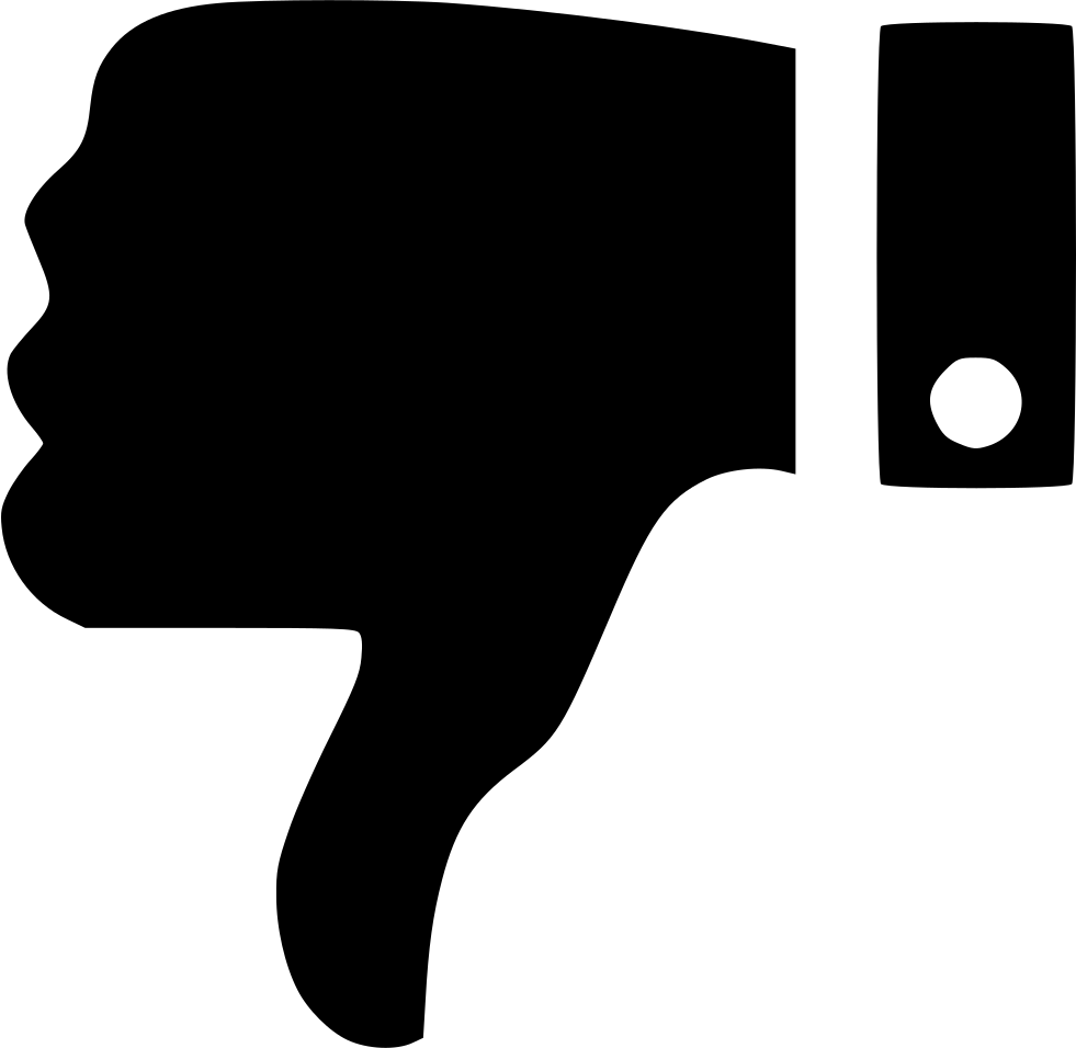 Thumbs Down - - Thumbs Down Icon Png (981x956), Png Download