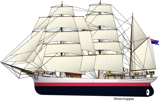 Pictoncastle Ship - Picton Castle Voilier (545x348), Png Download