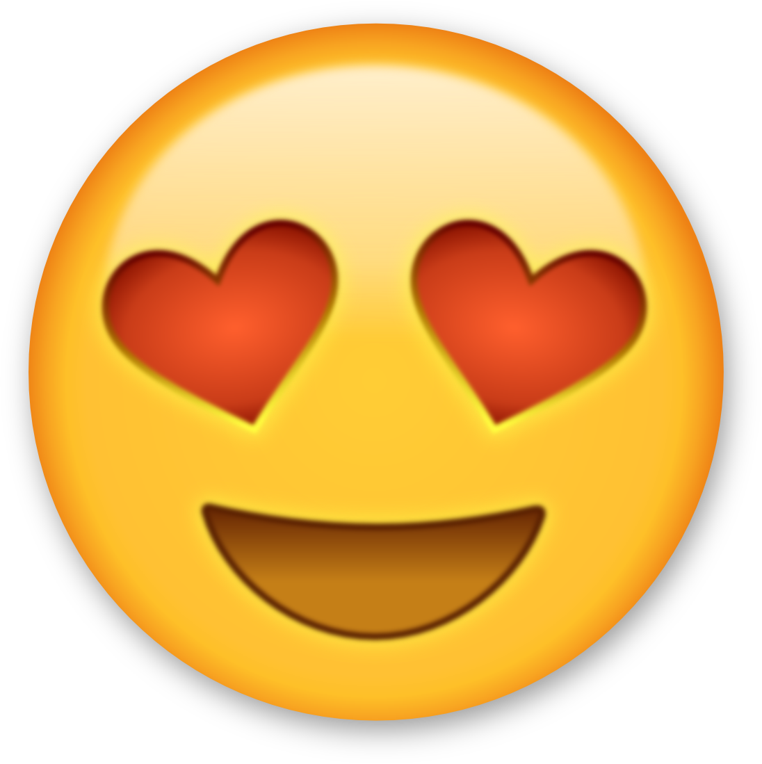 Banner Royalty Free Stock Little That I Put Together - Heart Eyes Emoji Jpg (1096x1099), Png Download
