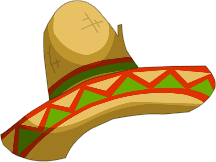 Sombrero Mexicano Animado Png (700x526), Png Download