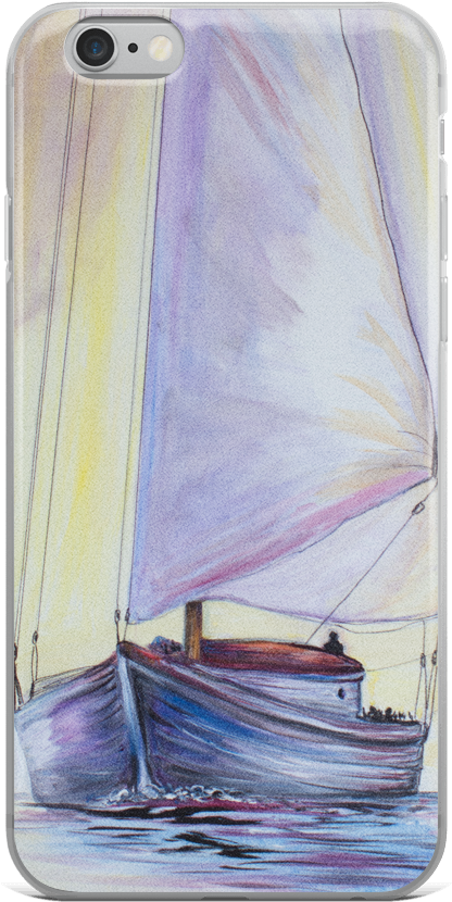 "sailing" - Iphone Case - " - Smartphone (1000x1000), Png Download