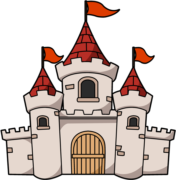 The Top 5 Best Blogs On Sand Castle Clipart Black And - Castle Clipart (640x629), Png Download