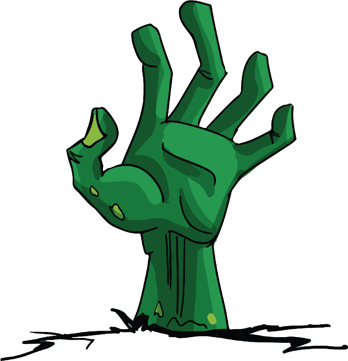 Zombie Hand Png High Quality Image - Zombie Hand Transparent (1024x1024), Png Download