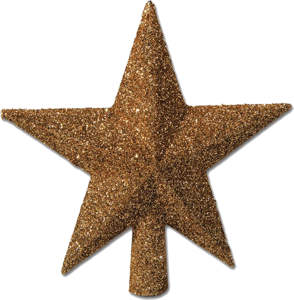 Christmas Gold Star Png Photos - Christmas Tree Star Png (1000x1000), Png Download