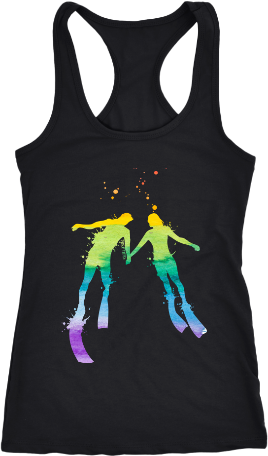 Dive Love Watercolor Women's Racerback Diving Tank - Saw Mommy Kissing Uncle Jaime (1024x1024), Png Download