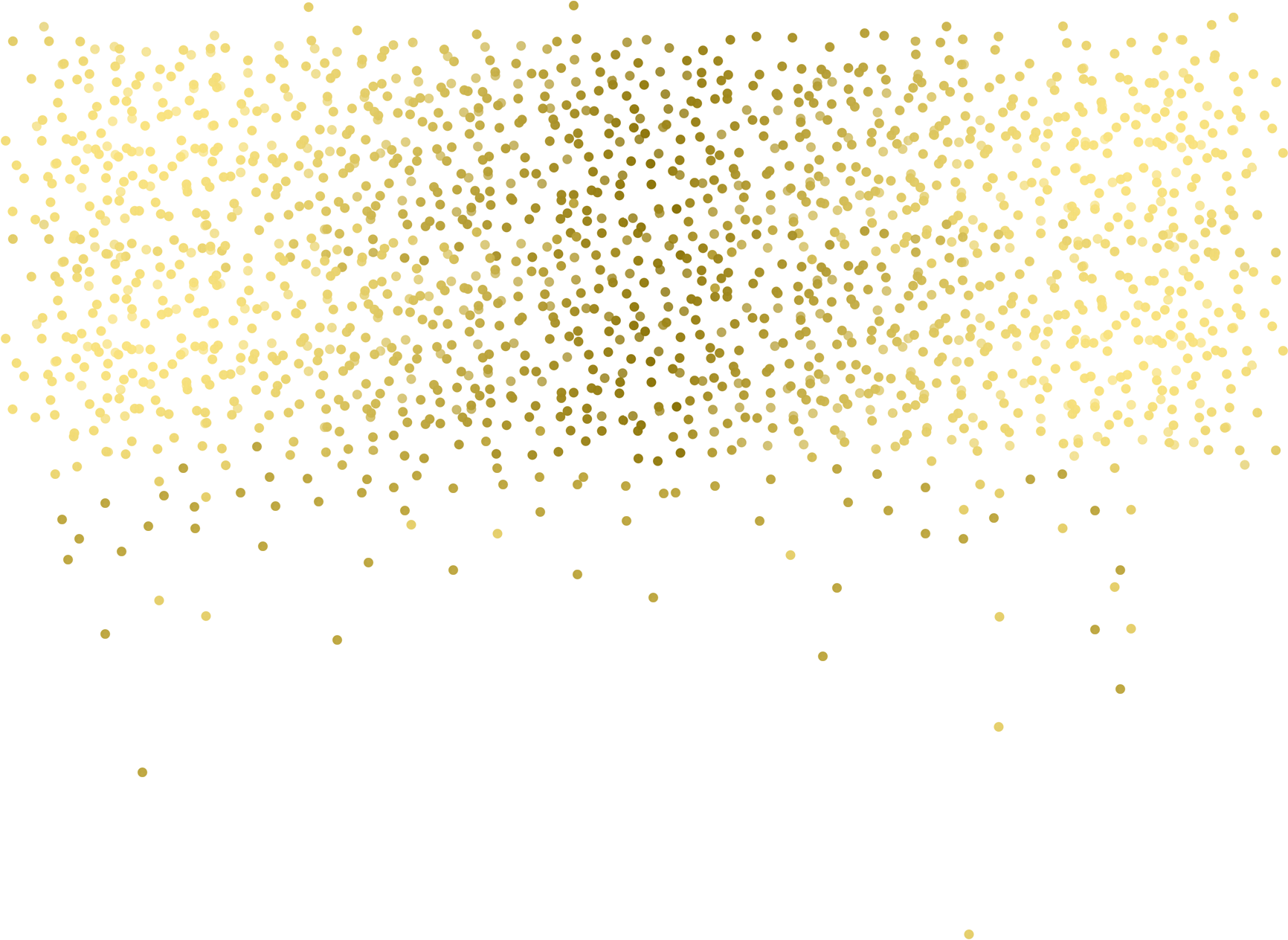 Gold Confetti Falling Transparent Png - Gold Glitter Confetti Png (1815x1367), Png Download