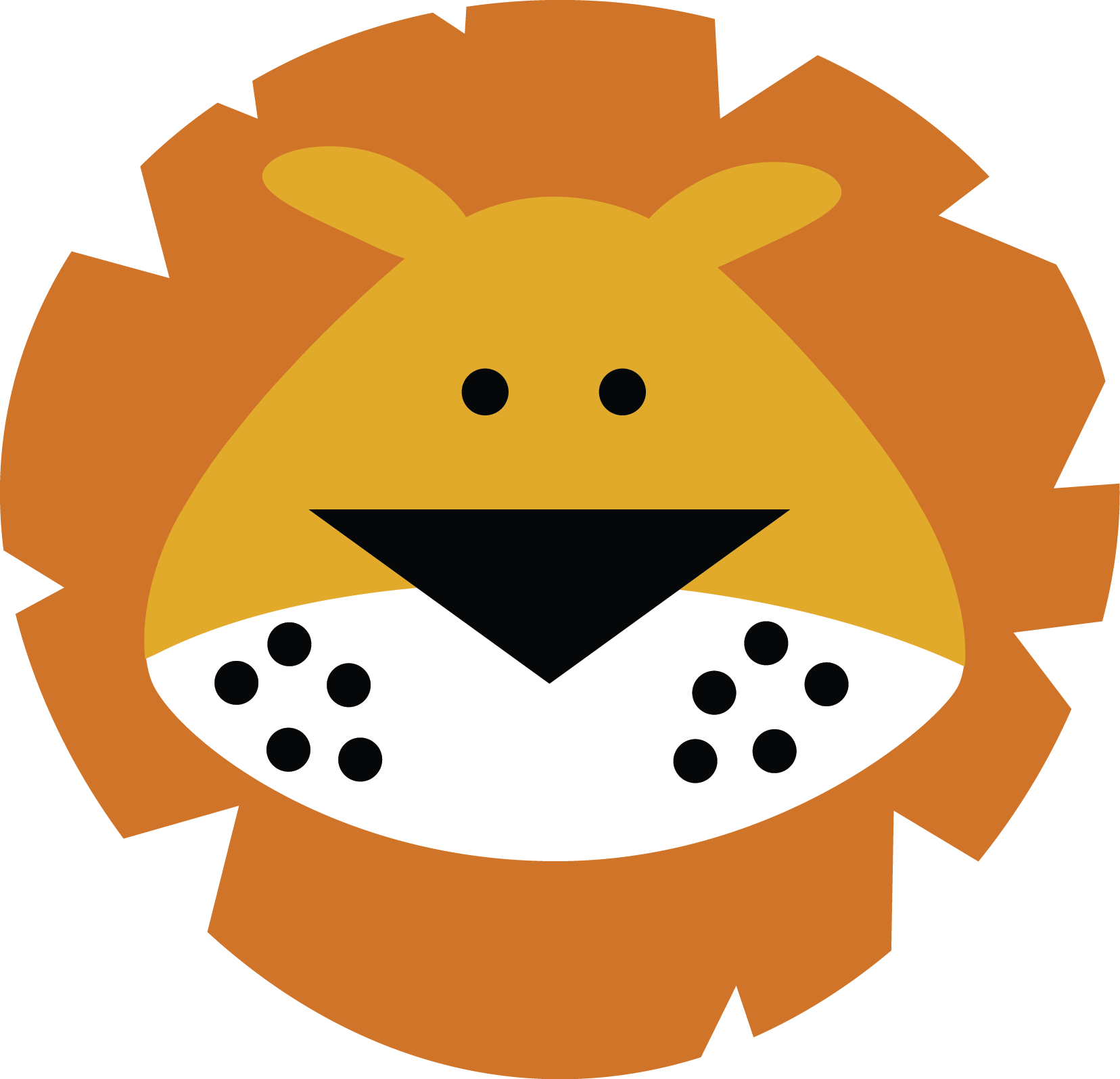 Transparent Miss Kate Cuttables Scrapbook Animals Pinterest - Cute Lion Face Cartoon (1656x1595), Png Download