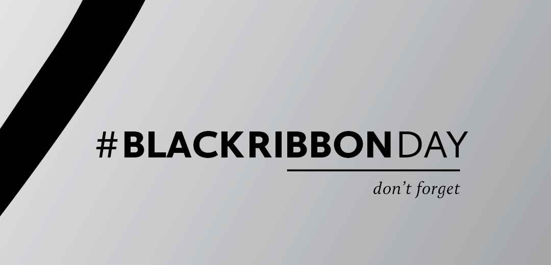 August 23 Black Ribbon Day - Printing (1080x520), Png Download