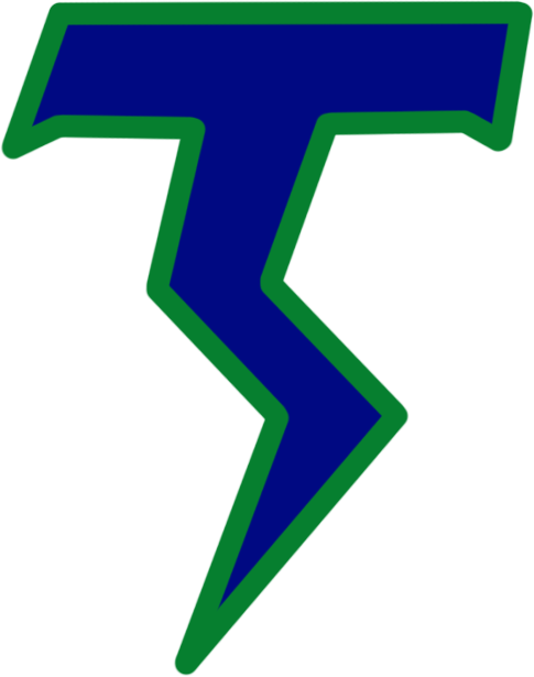 File - Thunder-t - Mountain View High School Thunder (485x615), Png Download