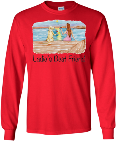 Ladie's Best Friend Watercolor T-shirt - William Allen Senior High School Canaries 100% Cotton (500x500), Png Download