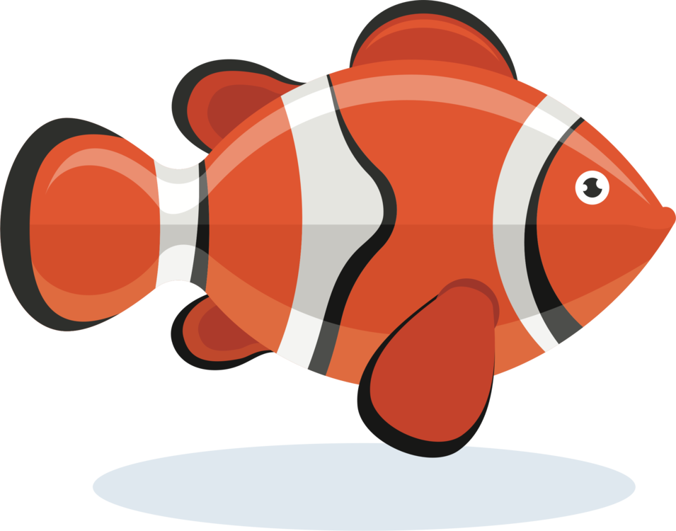 Clipart Black And White Download Anglerfish Drawing - Clownfish Clipart (955x750), Png Download