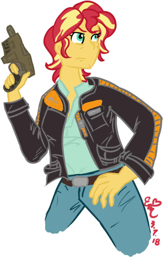 Erenerakhard, Blaster, Clothes, Derpibooru Png Freeuse (763x1046), Png Download