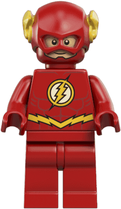 Dc Comics Super Heroes Lego - Lego Superheroes The Flash Minifigure (720x755), Png Download