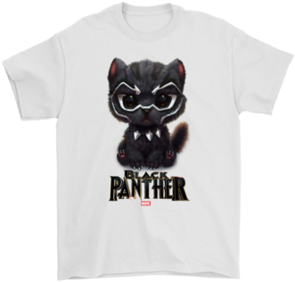 Black Panther Or Black Pawther Super Cute Marvel Superhero - Black Panther The Young Prince [book] (394x394), Png Download
