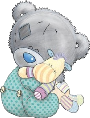 Tatty Teddy Graphics - Niece On First Birthday Me To You Bear Card (400x400), Png Download