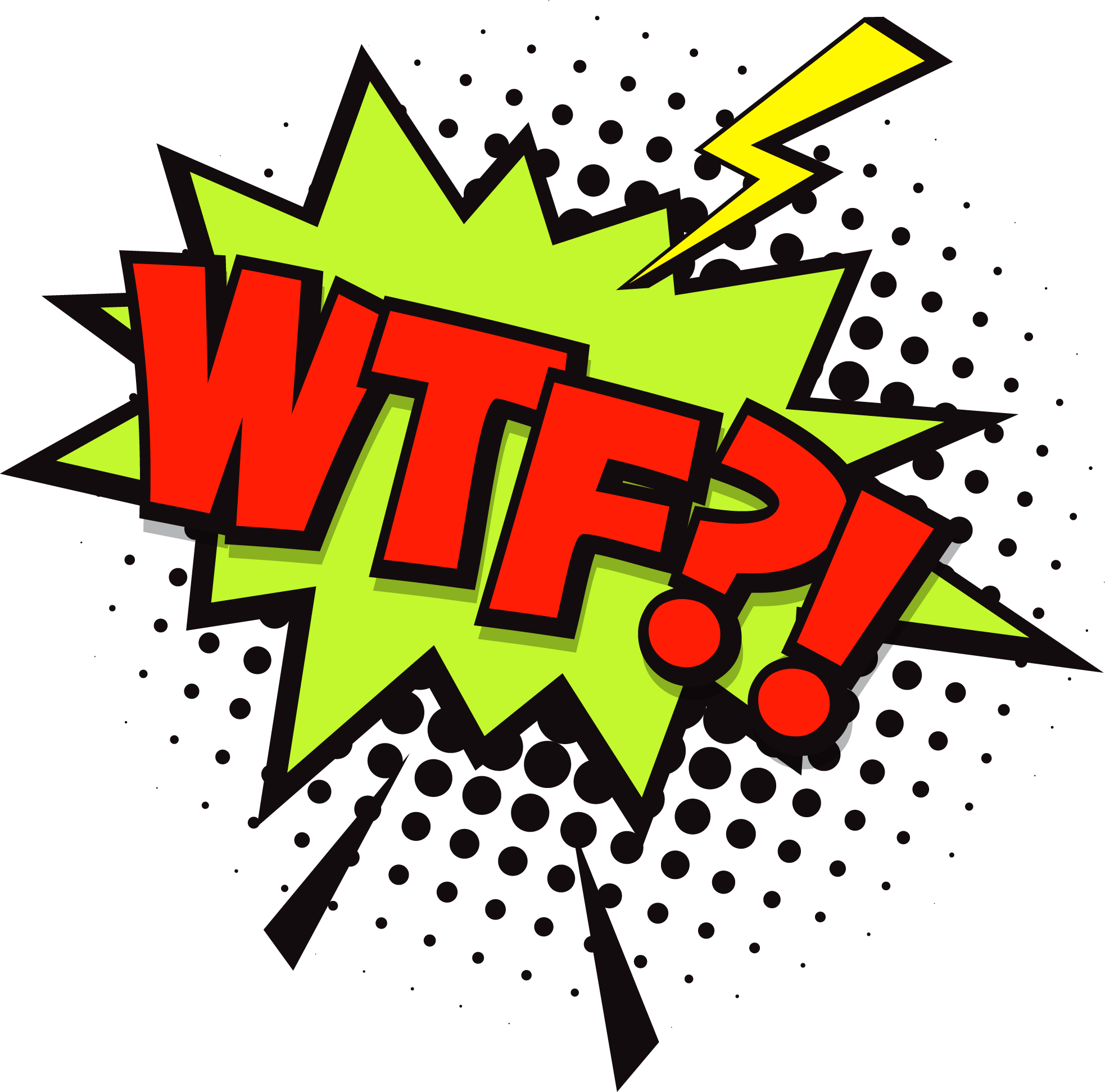 Wtf Speech Bubble Png - Wtf Clipart (1966x1943), Png Download