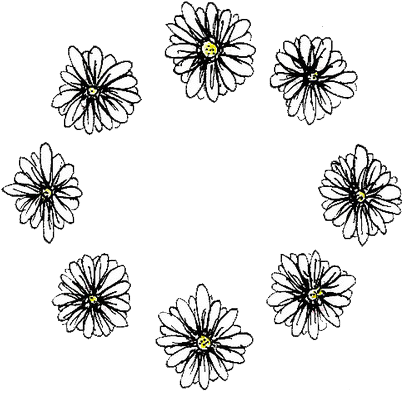 Daisy Chain Drawing Tumblr - Transparent Doodle Overlay (500x500), Png Download