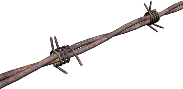 Barbed Wire Png - Barbed Wire Transparent Gif (640x480), Png Download
