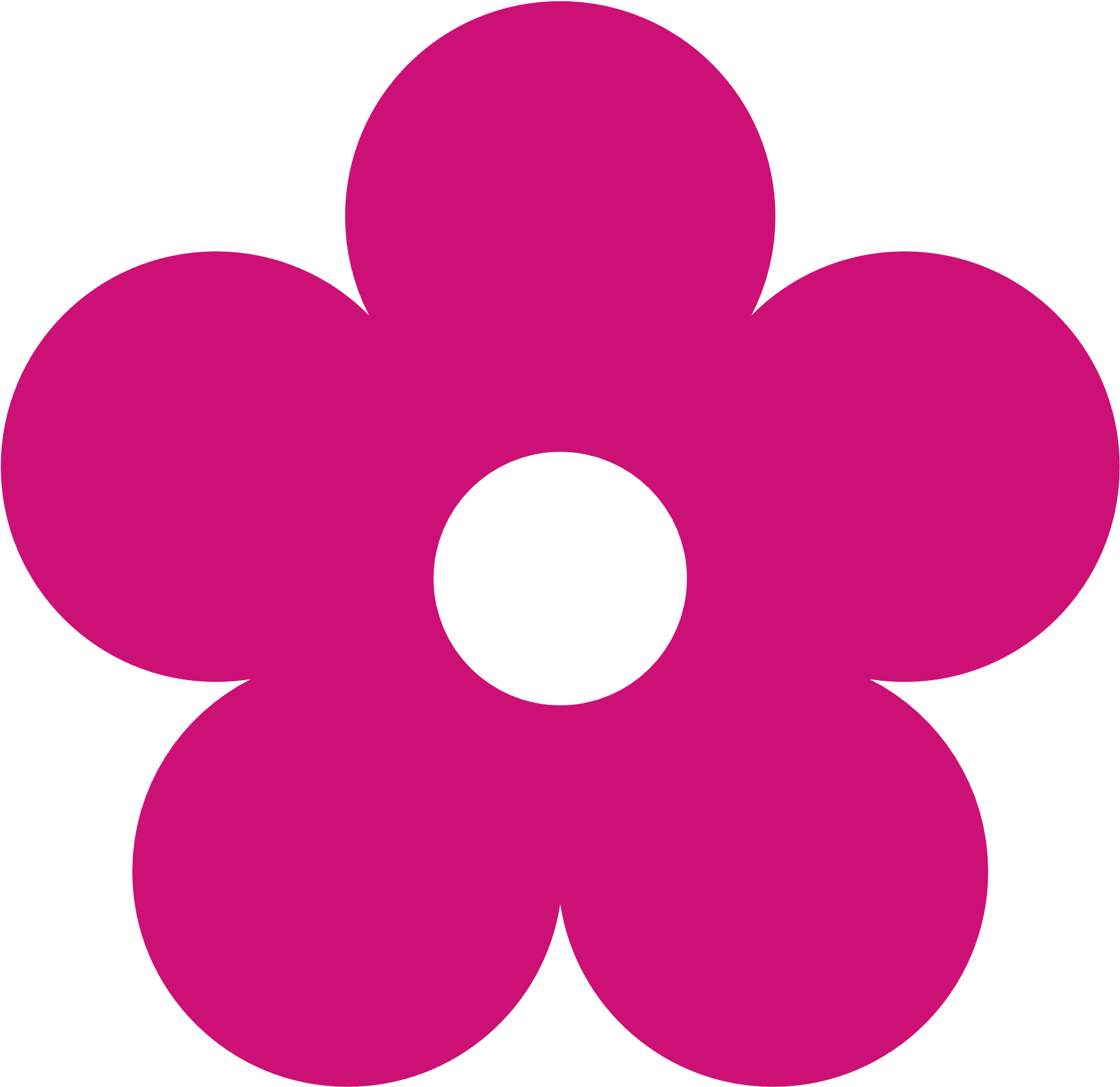 Pink Flower Png Clipart - Clip Art (1907x1850), Png Download