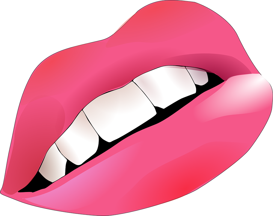 Smiley Computer Icons Lip Kiss Mouth - Lips Animation (430x340), Png Download