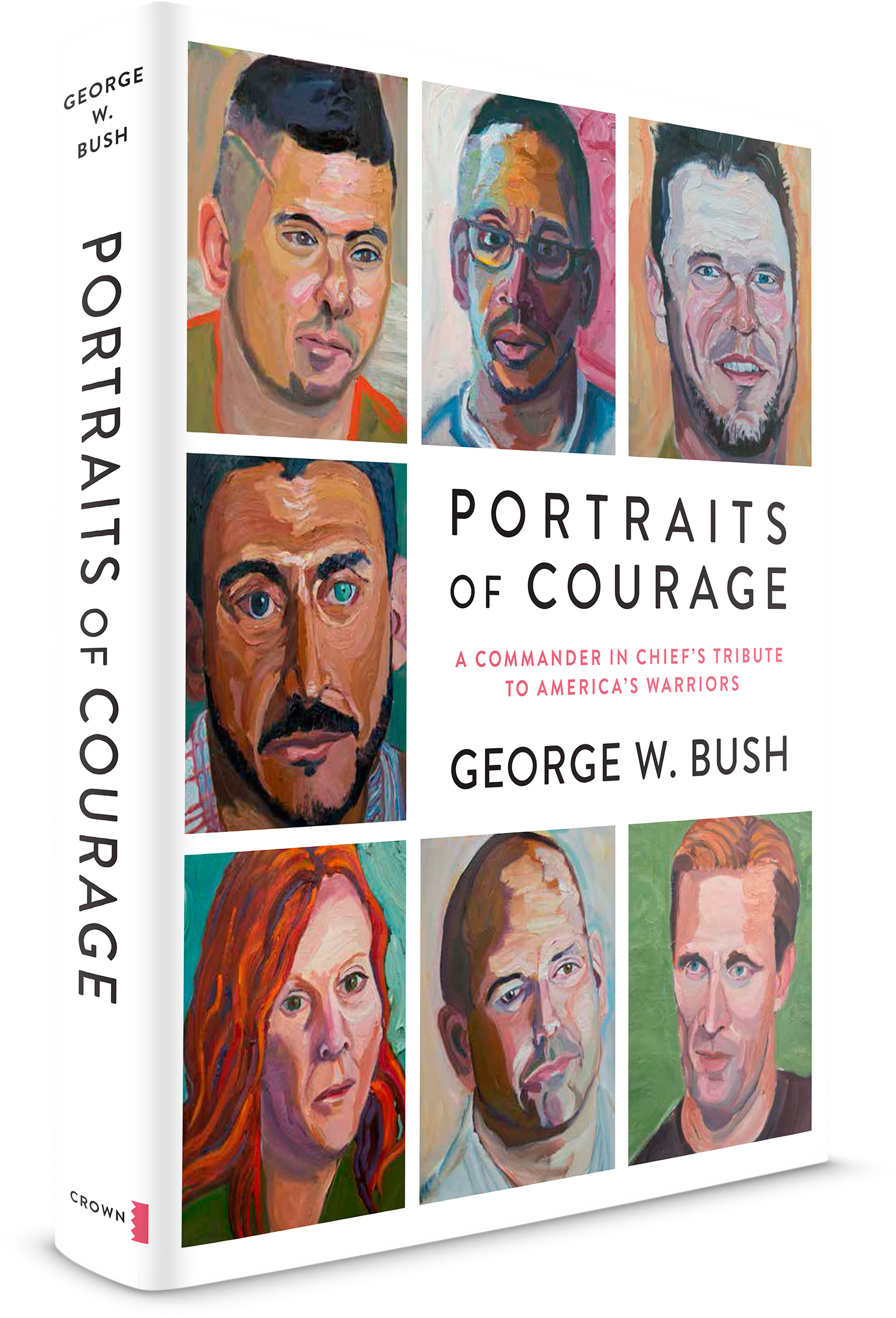 Poc Assets - Portraits Of Courage By George W. Bush (2320x2700), Png Download