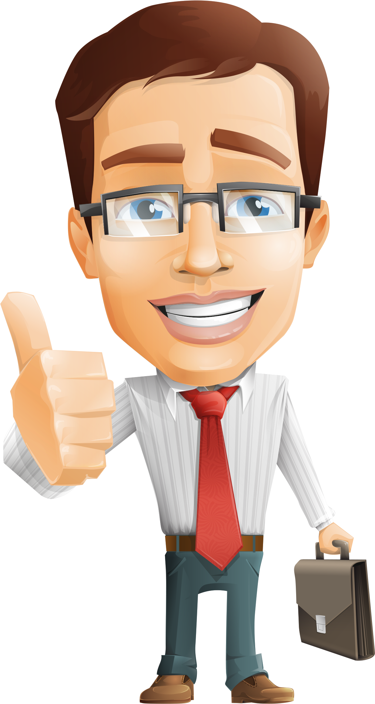 Image Free Stock Businessman Character Http Www Dailystockphoto - Vector Characters Free (1343x2382), Png Download