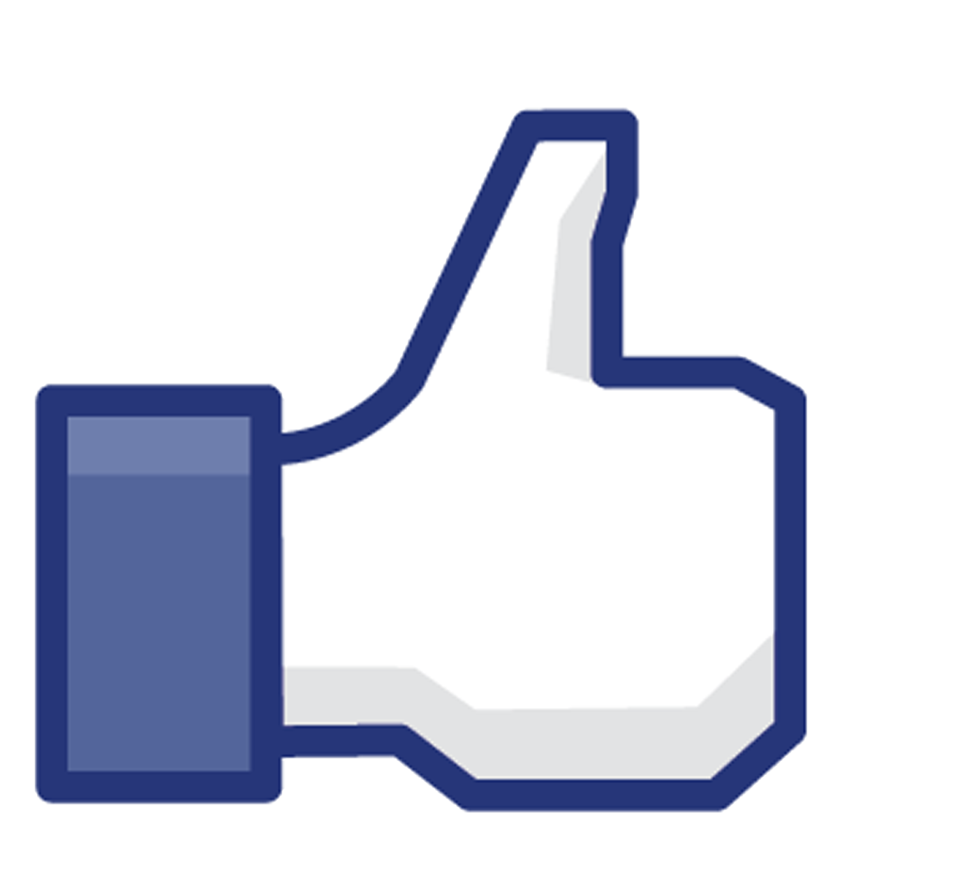Facebook Like Buton - Facebook Like Button (1375x1279), Png Download