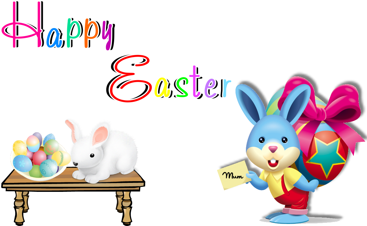 Happy Easter Transparent Png - Danova Cgs-360 Universal Floor Ipad And Tablet Tripod (1280x800), Png Download