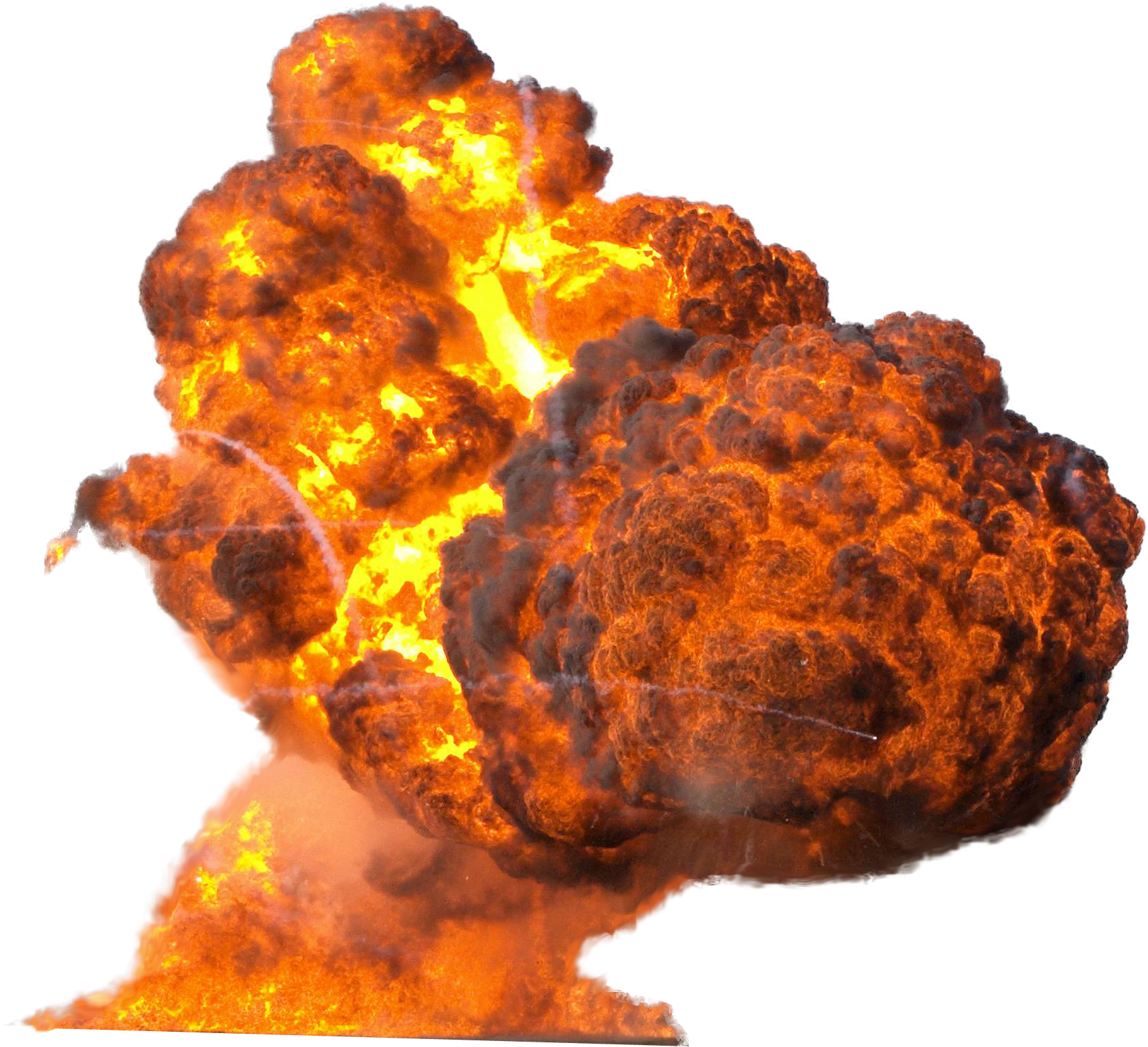 Big Explosion With Fire And Smoke Png Image - Explosion Transparent (3072x2044), Png Download