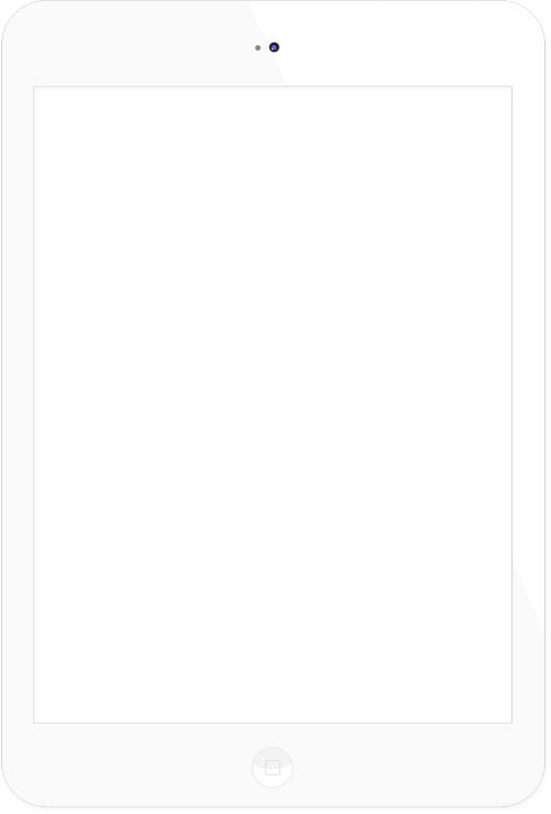 Tablet-white - Ipad Png (501x739), Png Download