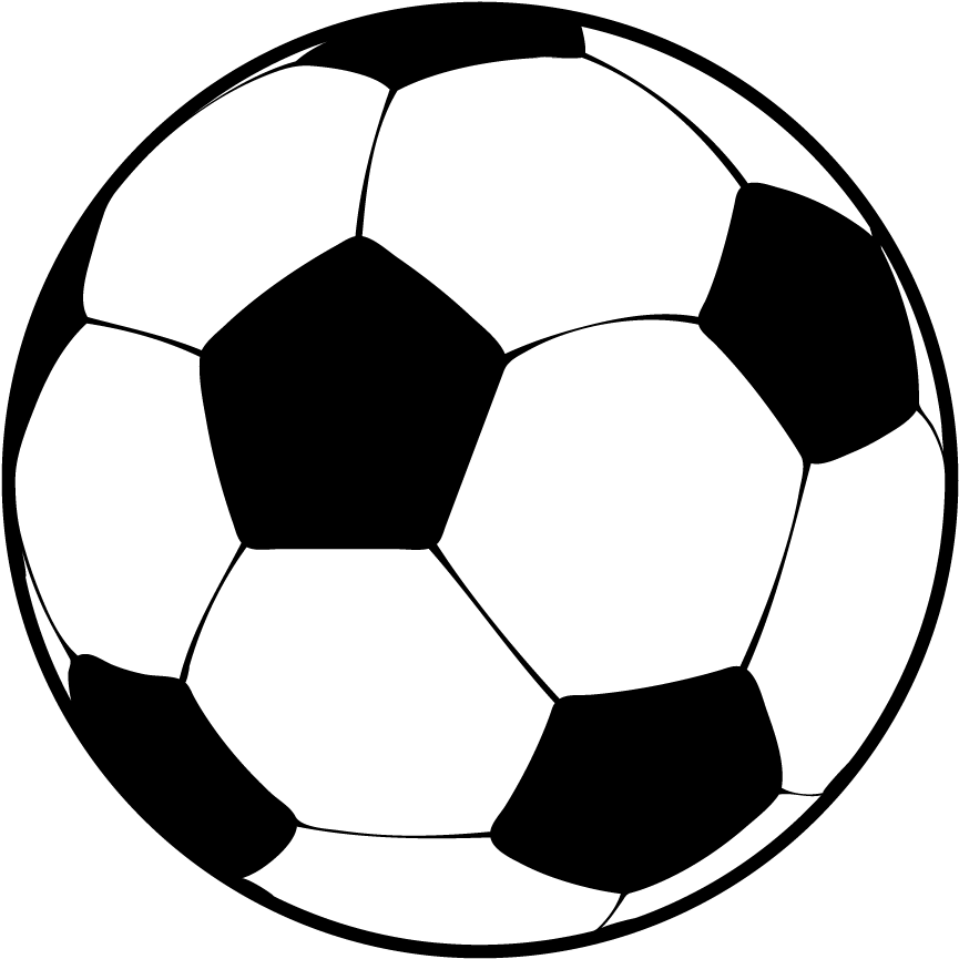 Get Soccer Ball - Black And White Soccer Ball Png (900x900), Png Download