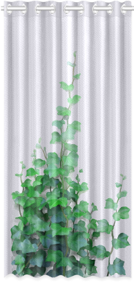 Vines Left New Window Curtain 50" X 108" - Watercolor Painting (500x500), Png Download
