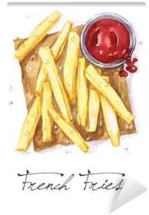 Watercolor Food Painting - Watercolour Food (400x400), Png Download