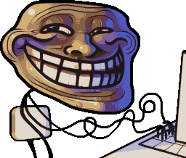 Trollface - Troll Face Avatar (600x511), Png Download