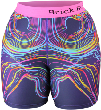 Laser Shorts - Brick Built - - Board Short (384x480), Png Download