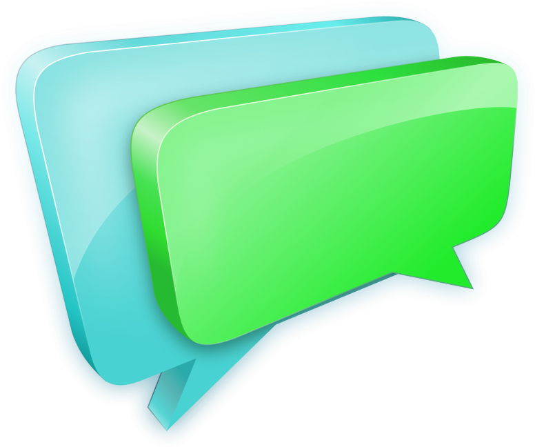 How To Set Use Chat Bubbles Clipart (600x505), Png Download