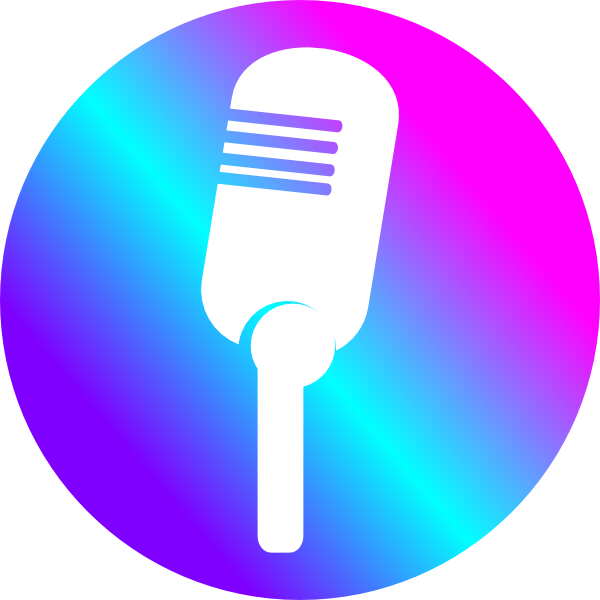 Microphone Svg Clip Arts 600 X 600 Px (600x600), Png Download