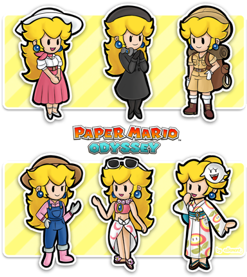 Princess Peach (500x550), Png Download