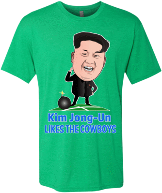 Kim Jong Un Likes The Cowboys Men's Triblend T Shirt - Wholesale Next Level Triblend Crew-envy-xl (400x400), Png Download