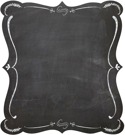 Blackboard Picture Frame Chalk - Chalkboard Frame Vector Png (564x564), Png Download