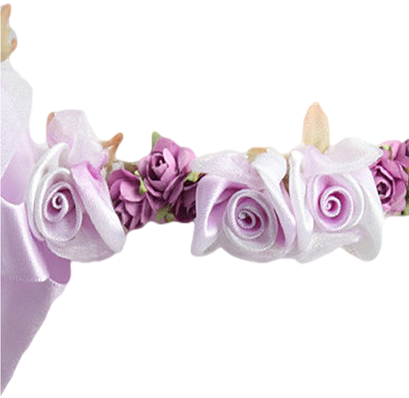 Lilac Silk Fl Wreath Purple Flower Crown Png Picture - Flower (800x1000), Png Download