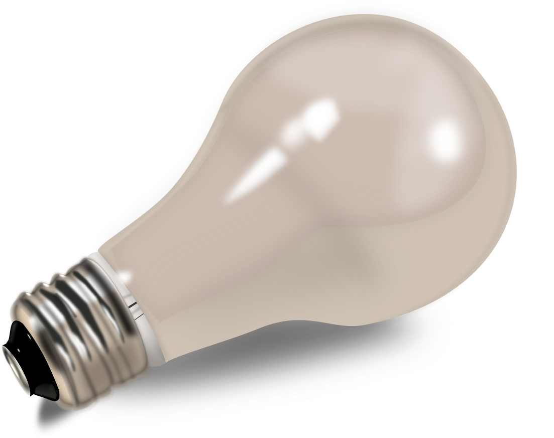 This Free Icons Png Design Of Realistic Light Bulb (1697x2400), Png Download