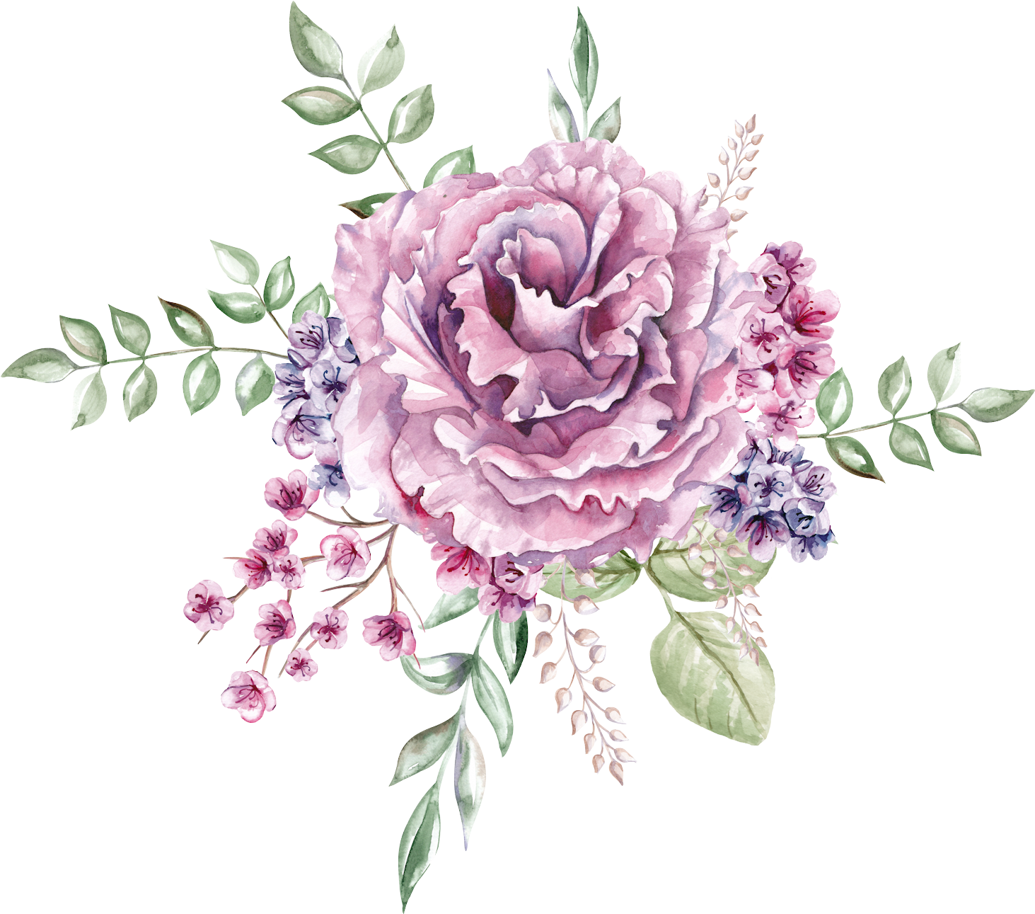 Sea Wallpaper, Tea Art, D Flowers, Watercolor Flowers, - Scrapbooking (1500x1381), Png Download