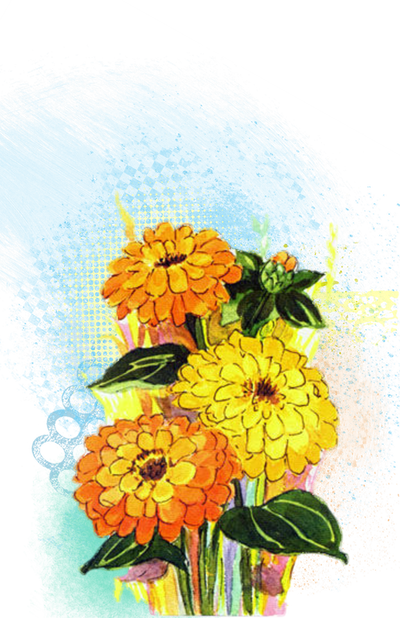I - Flower (400x618), Png Download