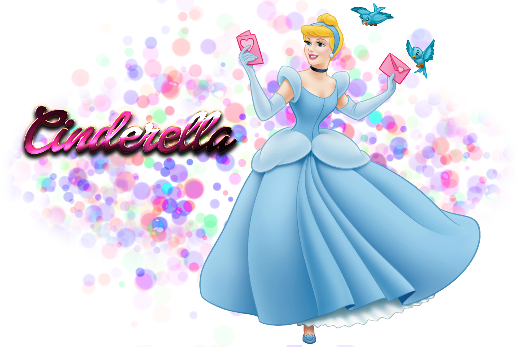 Cinderella Dreamland Lunch Plates, 8ct (1771x1200), Png Download